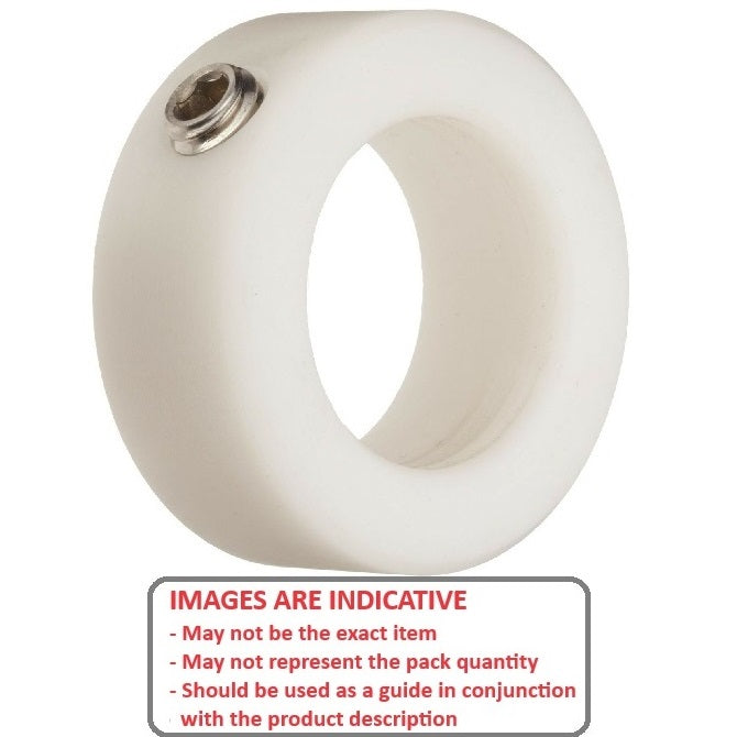 1131906 | COL-02500-038-12-NY --- Shaft Collars - 25x38x12 mm - Nylon Polyamide 6/6