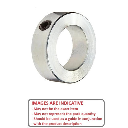 1047945 | COL-00318-010-06-CS-A --- Shaft Collars - 3.175x9.5x6.4 mm - Carbon Steel