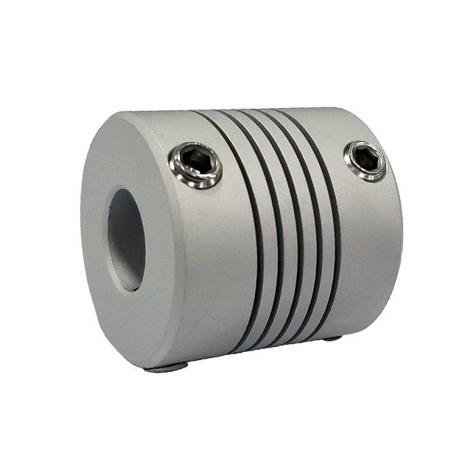 Helical Couplings - 10x10x25 mm Standard - Aluminium 7075-T6 Coupling