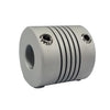 Helical Couplings - 10x10x25 mm Standard - Aluminium 7075-T6 Coupling