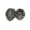 HRC Couplings - 10x10 mm - Complete Coupling - 2 Halves and Insert - Steel