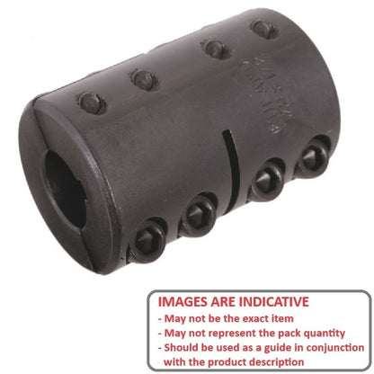1100479 | CP-127K-127K-29-044-R2-SC --- Rigid Couplings - 12.700 - Keyed - Keyed 12.0 28.57 mm Clamp - Steel Coupling