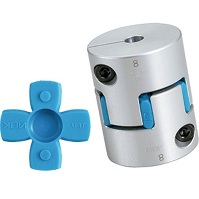 1089759 | CP-100K-100K-40-066-J-PU80C --- Spider Type C Complete Couplings - 10 - Keyed - 10 - Keyed - 40 mm - Aluminium with 80 Duro Blue Spider