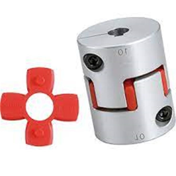 1065558 | CP-060-080-20-030-J-PU98C --- Spider Type C Complete Couplings - 6x8x20 mm - Aluminium with 98 Duro Red Spider