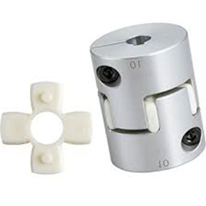 1109595 | CP-159-159K-40-066-J-PU92C --- Spider Type C Complete Couplings - 15.875 15.875 - Keyed - 39.9 mm - Aluminium with 92 Duro White Spider