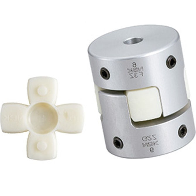 1057055 | CP-048-048-20-030-J-PU92G --- Spider Type C Complete Couplings - 4.762x4.762x20 mm - Aluminium with 92 Duro White Spider