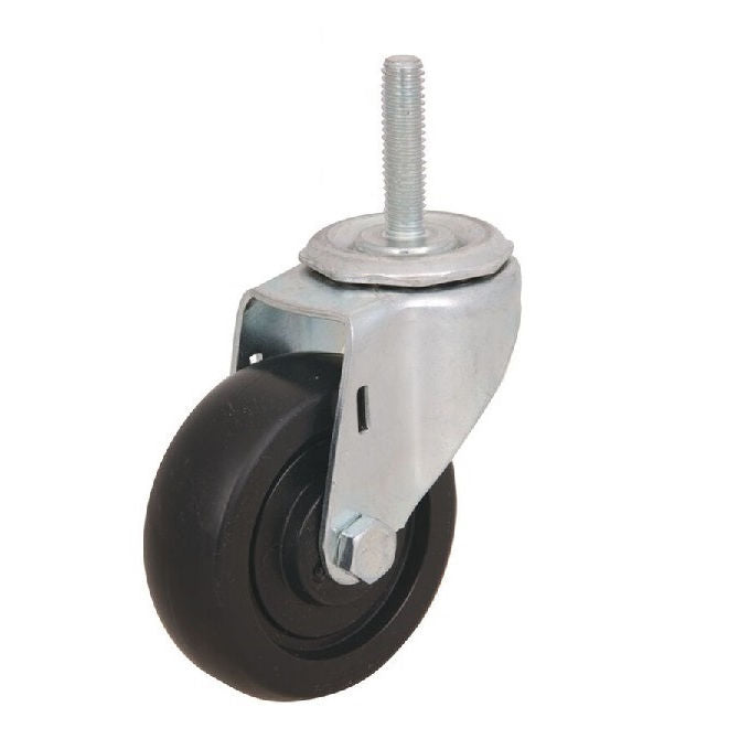 1161125 | WC415RS (4 Pcs) --- Stud Castors - 50.8 x 20.64 mm Swivel 34 General Purpose - Soft Rubber Castor