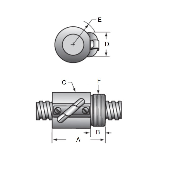 1115282 | AR-314RS (Each) --- Ball Circle Diameter 16.027 - 5.08 - 43.434