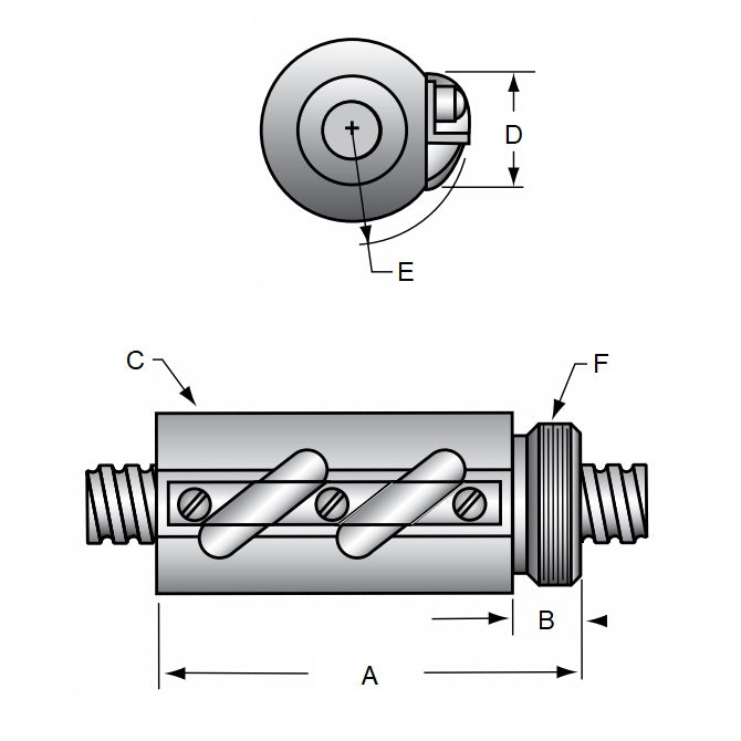 1119565 | AR-344RS (Each) --- Ball Circle Diameter 19.05 - 5.08 - 73.025