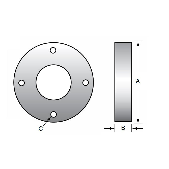 1135613 | AR-326RS (Each) --- Suits Nuts with Diameter 25.4 - 82.55 - 16.256