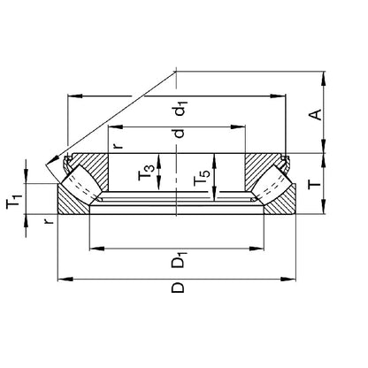 1079966 | IR-0080-0120-0105 --- Needle Roller Inner Rings Bearings - 8x12x10.5 mm - Chrome Steel Inner Ring