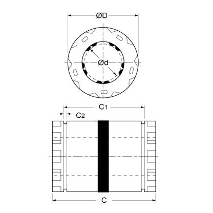 1087760 | LCB-0095-016-022-TP --- Ball Bearings Linear - 9.53 15.875 to 15.888 22.225 mm Standard Closed - Chrome Steel Bearing
