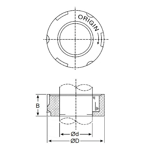 1061307 | OW-0050-0110-0070-BND (10 Pcs) --- One Way Bearings - 5x11x7 mm Sprag - Chrome Steel Bearing