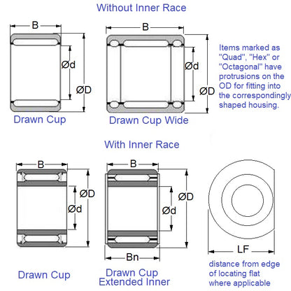1090241 | OW-0100-0140-0120-R --- One Way Bearings - 10x14x12 mm Roller - Chrome Steel Bearing