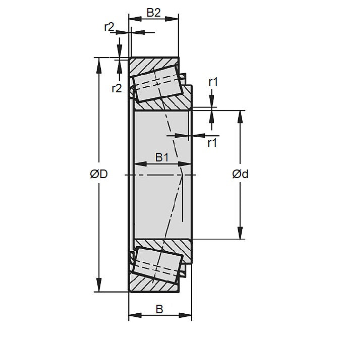 1198232 | HM218210 --- Tapered Roller Cup Bearings - 147x32.5 mm - HM218248 - Chrome Steel
