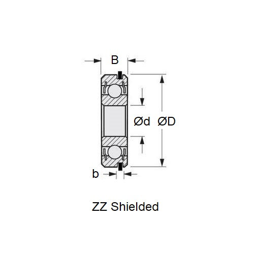 1170725 | 6313-Z-NR-C3 --- Single Row Ball Bearings - 65x140x33 mm - Chrome Steel SAE 52100