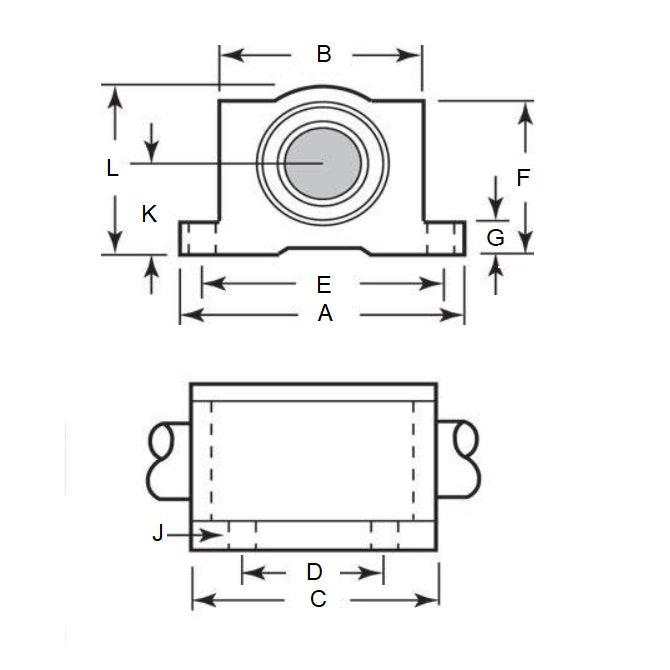 1142670 | LCHP-0318-092-TSS --- Thomson Super Smart Housings Linear - 31.75 101.600 x 76.200 92.2 mm Pillow Block Closed