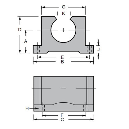 1149760 | BBFS-381-O --- Housings Pillow Block Frelon Linear - 38.1x44.45x120.65 mm Standard