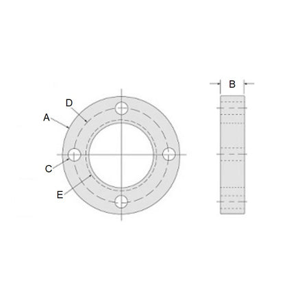 1037019 | AR104RS (3 Pcs) --- Nut Flanges Leadscrew - 1.3/8-16 70.104x13.462 mm For Acme Nuts