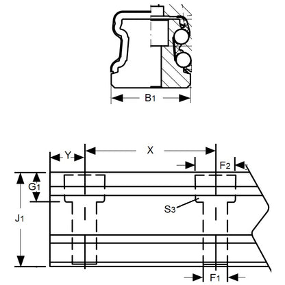 1107259 | TLM-3111RS --- Rail Systems Type 3 Rails Linear - Size Reference 15 - 15x820 mm