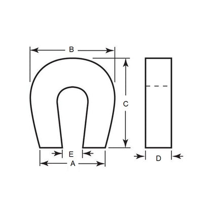 1126867 | MAG-H-22-029-AN (14 Pcs) --- Pocket Anico Magnets - 22.22x28.58x25.4 mm