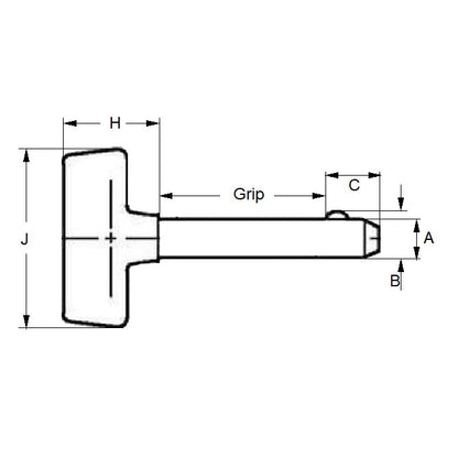 1078321 | BLP-079-0635-T-PC (25 Pcs) --- Ball Lock Pins - 7.94x63.5 mm - Carbon Steel No Shoulder Pin