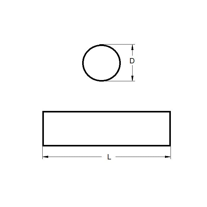 1063562 | RLR-0550-1400-ST-F (PK-100) --- Steel Rollers - 5.5x14 mm - 63 - 66 - Chrome Steel SAE 52100 Roller