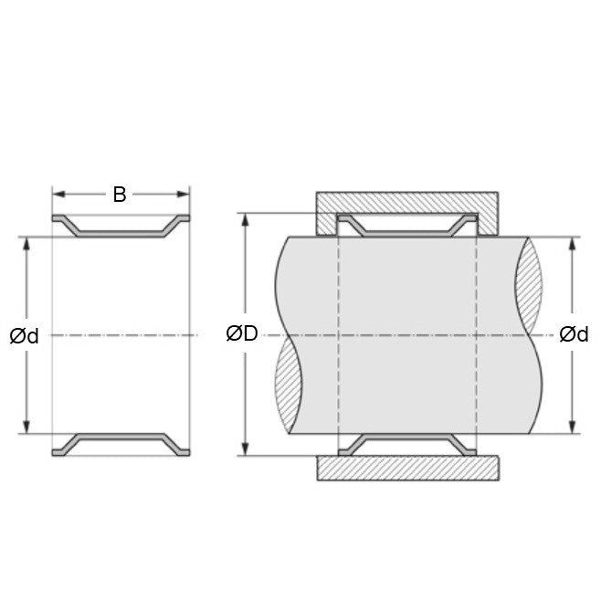 1154011 | TR-420-440-130-S3 --- Tolerance Retaining Rings - 42.00 to 41.95 43.97 to 43.87 13 mm - Stainless Steel 301 Similar to A2, 302, 304, 18-8