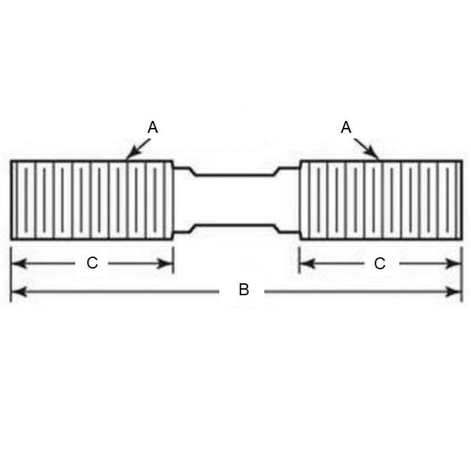 1134807 | SUS63RS (50 Pcs) --- Clamping Studs Threaded Rod - 1-8 UNC - 25.4mm - 254 mm - 63.5  - Stress Proof Steel to ASTMA311 Class B