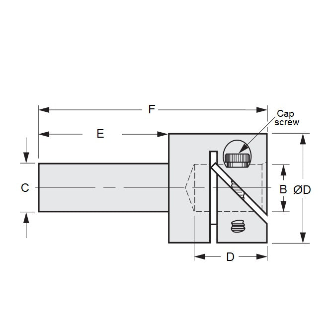 1084747 | SE095-064-445-F3 --- Shaft Extenders - 9.525x6.35x44.45 mm - Stainless Steel 303/304 Similar to A2, 18-8 HRB80 Extender