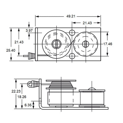 1000994 | BA274-S --- RINO Spring Motor Assemblies - 0.14 kg - 25 - 30000 -Cycles