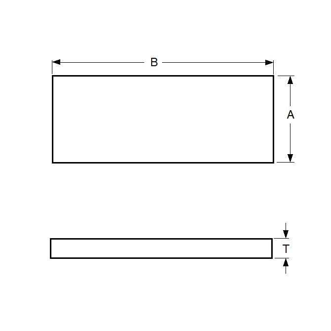1001131 | PBH-6SSRS --- Stainless Feeler Gauge Stock - 0.152x12.7x7620 mm - Stainless Steel