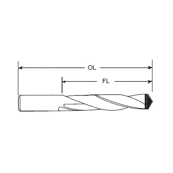 1064105 | DB-0550-H-095 --- Drill Bits Tools - 5.5 mm High Speed Steel 95 mm Standard Drill Bit