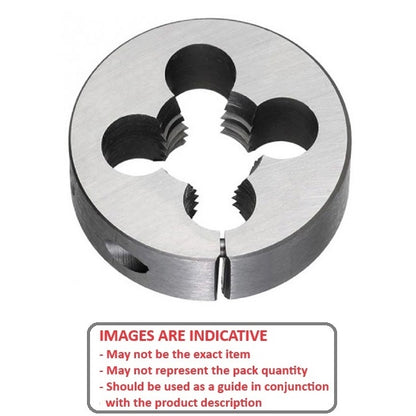 1064070 | DBT-055C --- Threading Tools - 12-24 UNC - 5.49mm - 1.058 mm / 24 TPI - Button Button Dies - Carbon Steel Die