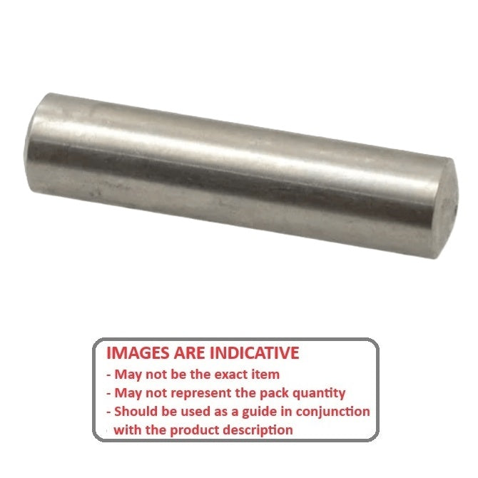 1091359 | DP100-024-C-3 (7 Pcs) --- Dowel Pins - 10x24x27 mm Standard - Carbon Steel Unhardened Pin