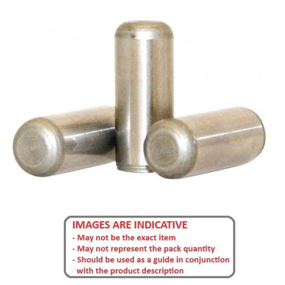 1002585 | DP007-002-303-1 (500 Pcs) --- Dowel Pins - 0.792x2.39 Standard - Stainless Steel 303/304 Similar to A2, 18-8 HRB80 Pin