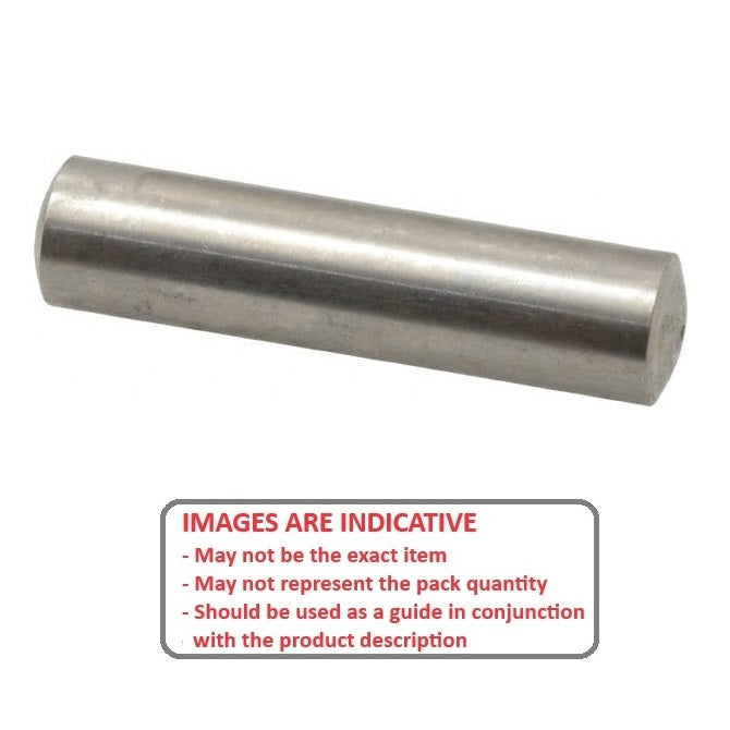 1044893 | DP030-008-316-3-L10 (10 Pcs) --- Dowel Pins - 3x8x10 mm - Stainless Steel 316 Similar to A4, 18-10