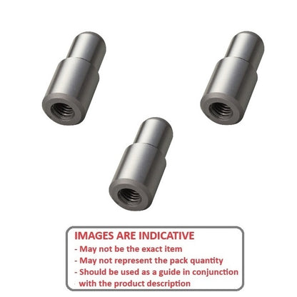 1081363 | DPS080-025-CH-1-E --- Dowel Pins - 8x25 Stepped - Carbon Steel Pin