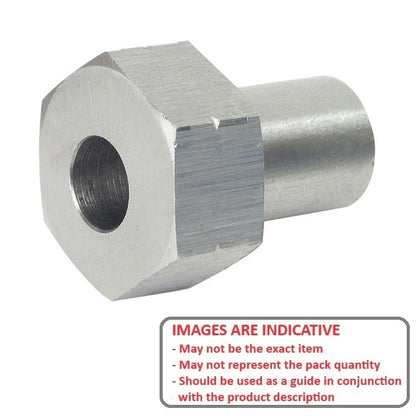 1045960 | DVAB3-ST-080-ADJ-303 --- Adaptor Bushings Dual Vee - Bushing Size 3 - 25.2x9.47 mm - Stainless Steel 303 Similar to A2, 304, 18-8