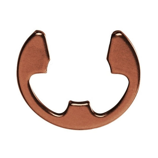 1041555 | ECL-0018-0024D-C (750 Pcs) --- E-Clips Retaining Rings - 2.39x1.88x0.38 mm - Carbon Steel