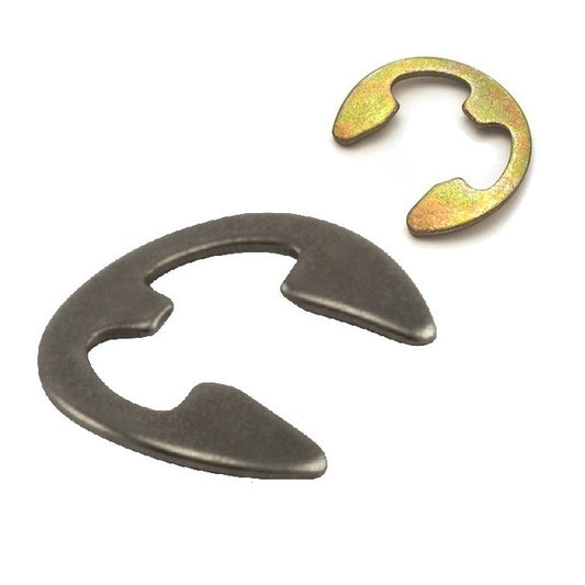 1077915 | ECB-0064-0079-S15 (125 Pcs) --- E-Clips Retaining Rings - 7.94x6.35x0.89 mm - Stainless Steel Grade PH15-7 Mo