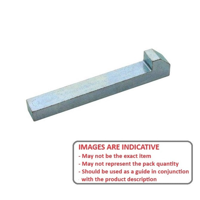 1109517 | GHK1588-1588-152-Z --- Gib Head Keys - 15.875x15.875x152.4 mm - Zinc Plated Steel Key