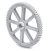 Spur Gears - 76 tooth - 120.65x12.7 mm Hubbed - Glass Filled Acetal Gear