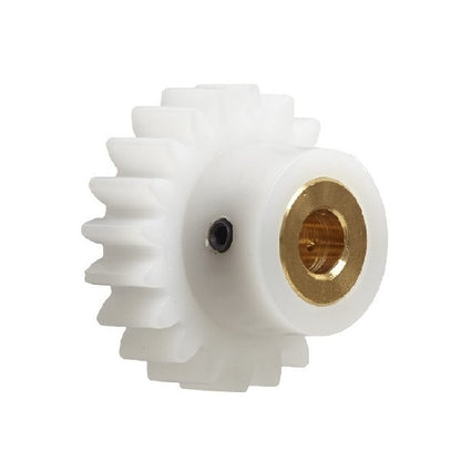 Spur Gears - 24 tooth - 24x8 mm Hubbed - Acetal - Brass Insert Gear