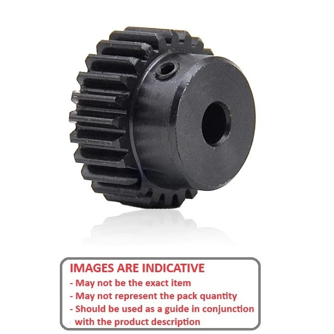 1165501 | G058B-058-M1-100-120F-CG --- Spur Gears - 58 tooth - 58x12 mm Hubbed - Carbon Steel S45C Gear