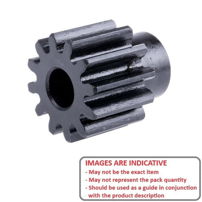 1131247 | G019B-024-V32-048-079-C-P (Each) --- Spur Gears - 24 tooth - 19.05x7.938 mm Hubbed - Carbon Steel Gear