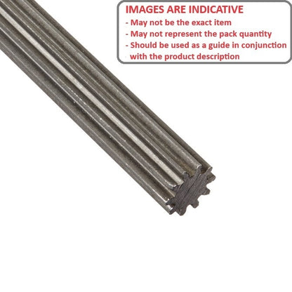 1096830 | G013L-012-D24-0076-C (Each) --- Spur Gears - 12 tooth - 12.7x76.2 mm Stock 24DP Steel - Carbon Steel Gear