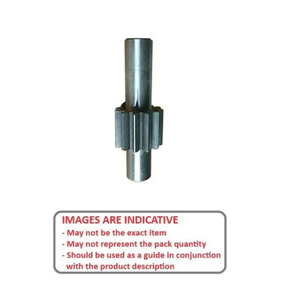 1089440 | G010S-010-M1-120-080P-C --- Spur Gears - 10 tooth - 10x8 mm Stem - Carbon Steel S45C Gear