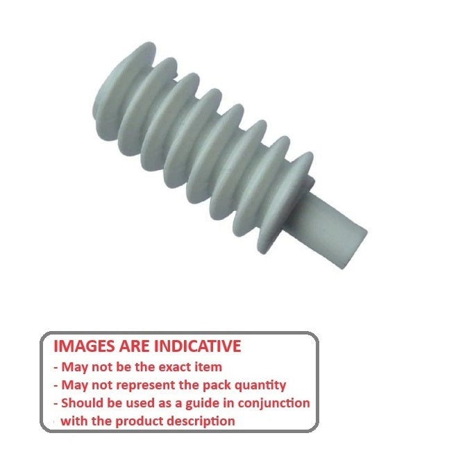 1221963 | WM1R48-1-019HP048-NY --- Worm Gears - Pitch 48DP - Worm - 1 Start tooth - 3 Deg 45 Min with 14.5 Deg Pressure Angle 48DP - Nylon Polyamide 6/6