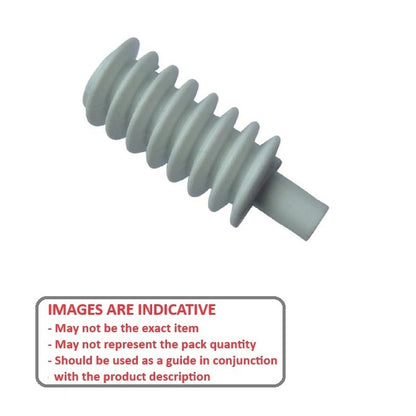 1221940 | WM1R32-1-021HP048-NY --- Worm Gears - Pitch 32DP - Worm - 1 Start tooth - 4 Deg 5 Min with 14.5 Deg Pressure Angle 32DP - Acetal